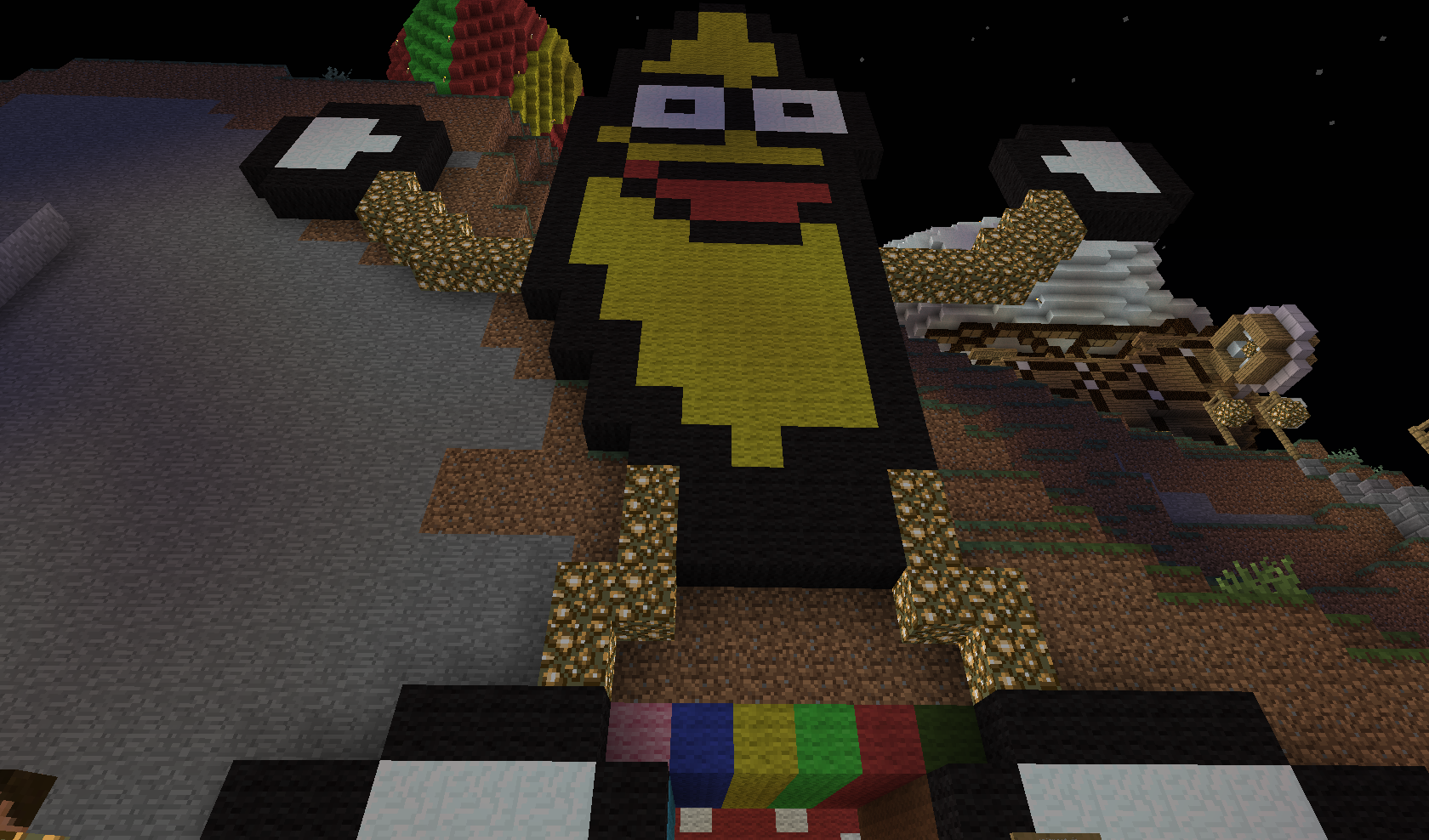 Minecraft - bananowy człowiek