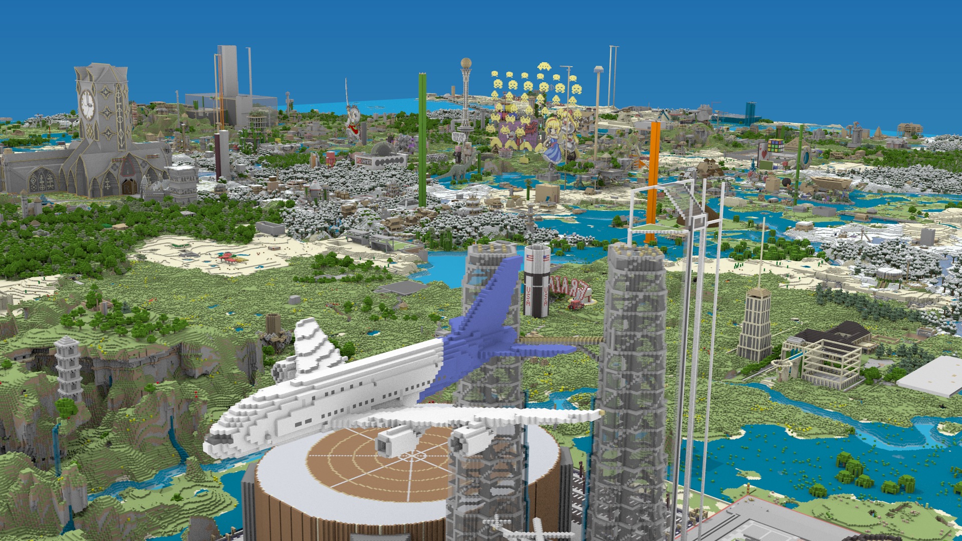 Nowoczesne Miasto w minecraftcie