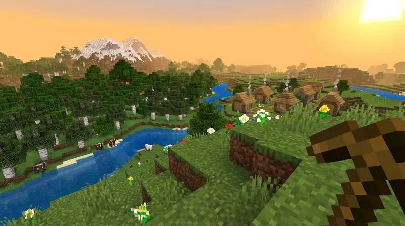 jak grać w minecraft Ekran startowy gry Minecraft pokazujący jak grać w minecraft dla początkujących