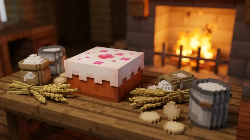 jak zrobić ciastko w minecraft Gracz trzymający ciastko w Minecraft - jak zrobić ciastko w grze