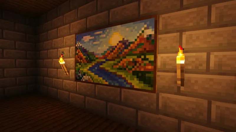 Jak zrobić obraz w Minecraft - crafting i umieszczanie obrazów na ścianie