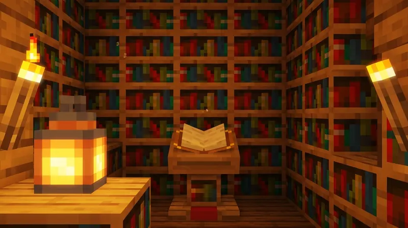 jak zrobić pulpit w minecraft Pulpit i biurko wykonane z drewnianych bloków w Minecraft