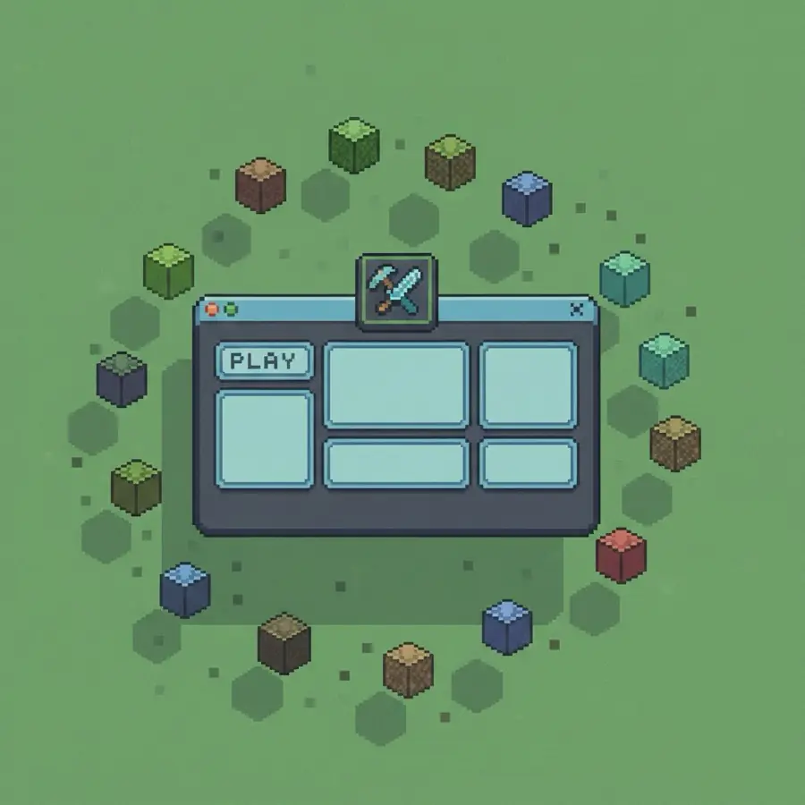 Minecraft Launcher 2026 — gdzie pobrać — ilustracja Minecraft