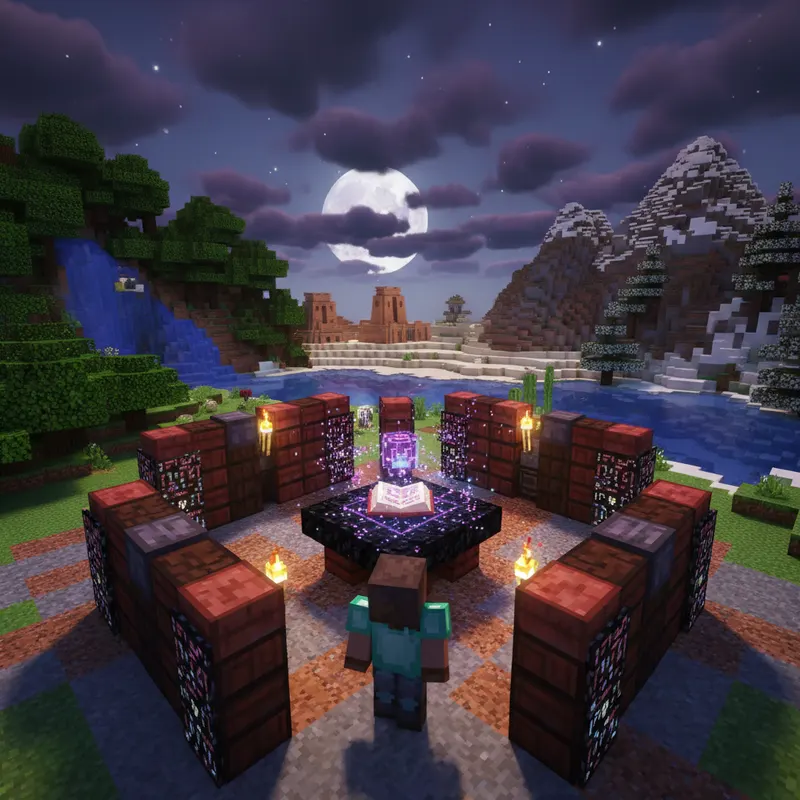 Stół do zaklinania i książki w Minecraft - minecraft how to enchant