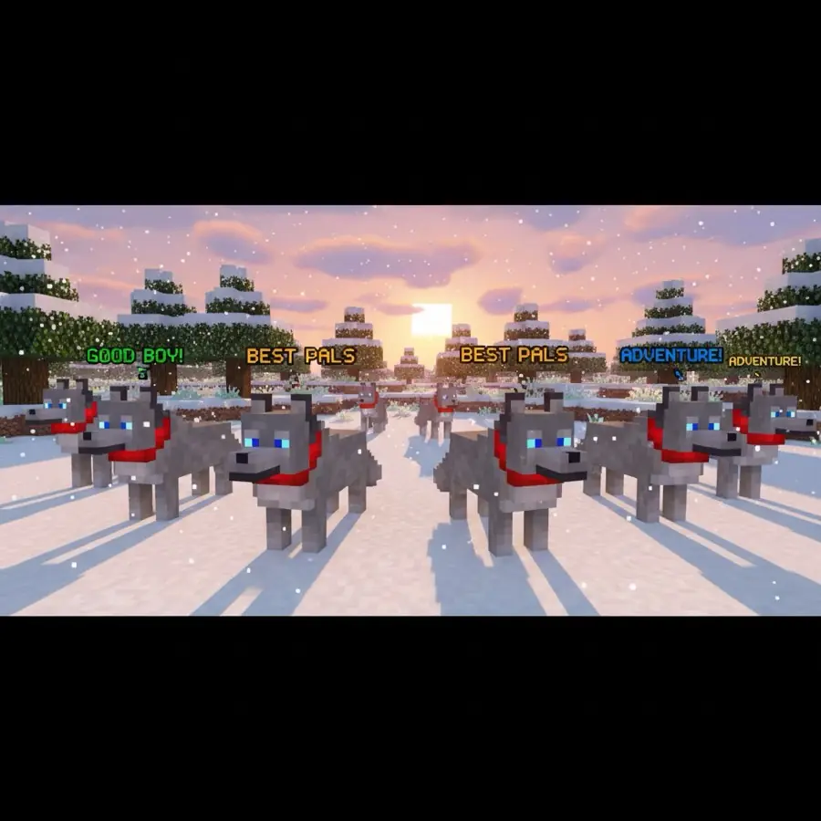 Minecraft - Wilk ( pies ) z Minecrafta, Ocenisz? Galeria Minecraft — Minecraft - Wilk ( pies ) z Minecrafta, Ocenisz?