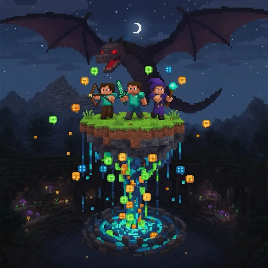 Minecraft serwery 1.7.2. Lista serwerów opartych o wersję 1.7.2. — grafika towarzysząca artykułowi Minecraft serwery 1.7.2. Lista serwerów opartych o wersję 1.7.2. — ilustracja Minecraft