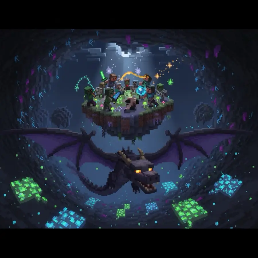 Minecraft serwery 1.7.9. Lista serwerów opartych o wersję 1.7.9. — ilustracja Minecraft