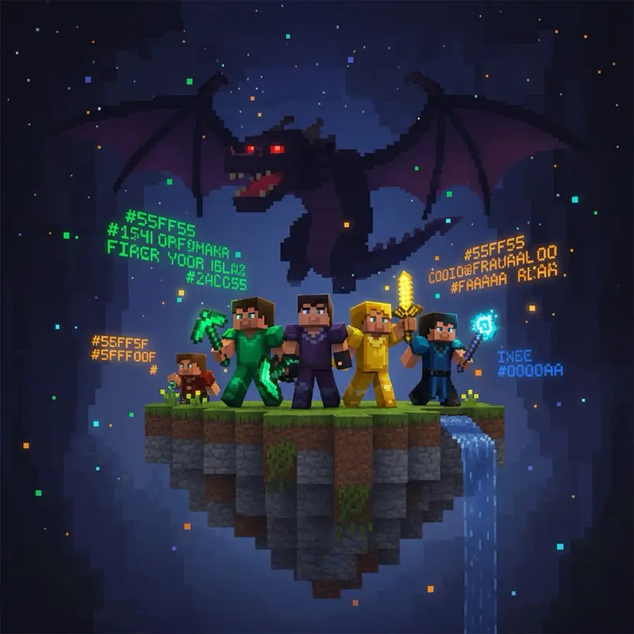 Polecane serwery Minecraft. Znajdź lub oceń serwer MC za darmo! Minecraft — ilustracja Minecraft
