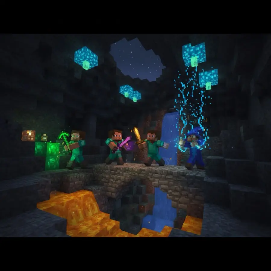 Polecane serwery Minecraft. Znajdź lub oceń serwer MC za darmo! Minecraft — grafika towarzysząca artykułowi Polecane serwery Minecraft. Znajdź lub oceń serwer MC za darmo! Minecraft — ilustracja Minecraft