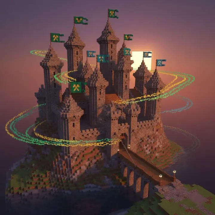 fort na wyspie z Minecrafta, Ocenisz? Galeria Minecraft — fort na wyspie z Minecrafta, Ocenisz?
