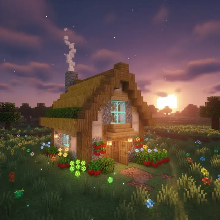 Minecraft - fajny domek Minecraft obrazek, Ocenisz? Galeria Minecraft — Minecraft - fajny domek Minecraft obrazek, Ocenisz