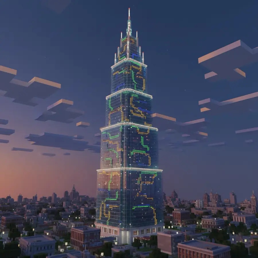 Miasto na szczycie góry Minecraft obrazek, Ocenisz? Galeria Minecraft — Miasto na szczycie góry Minecraft obrazek, Ocenisz