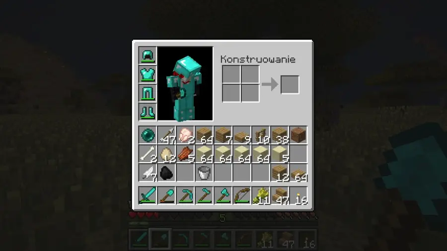 minecraft 175 — MineStart #9 Poradnik początkującego. Budujemy pierwszy domek Poradnik