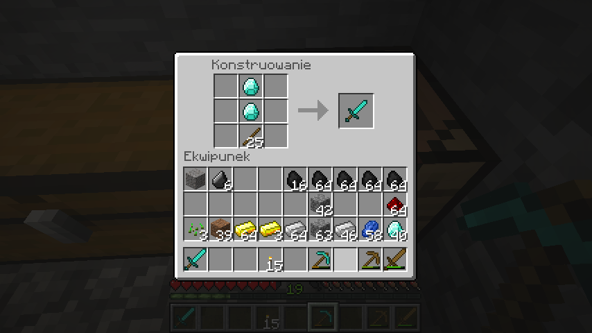 Ilustracja: minecraft 80 minecraft 80 — MineStart #4 Tworzenie i używanie diamentowego ekwipunku. Poradnik Minecraft
