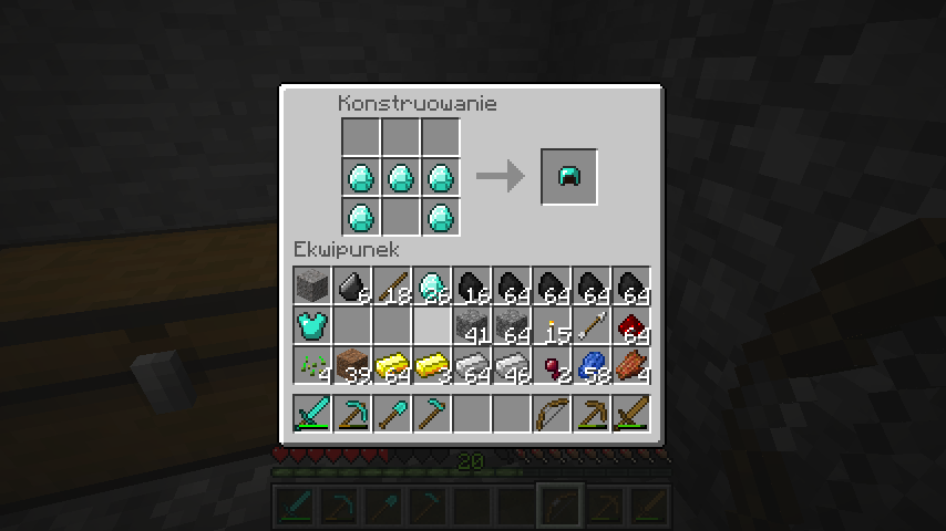 Ilustracja: minecraft 85 minecraft 85 — MineStart #4 Tworzenie i używanie diamentowego ekwipunku. Poradnik Minecraft
