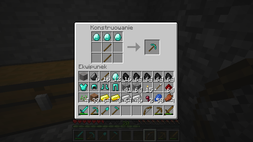 Ilustracja: minecraft 88 minecraft 88 — MineStart #4 Tworzenie i używanie diamentowego ekwipunku. Poradnik Minecraft